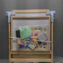 VEVOR Art Easel for Kids, 2-in-1 Wooden Double-Sided Kid's Art Easel with Magnetic Whiteboard & Chalkboard, Adjustable Standing Rotatable Foldable Drawing Board with Painting Accessories for Boy Girl