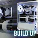 EZDIY-FAB PSU Cable Extension Kit - Sleeved Cable- Custom Power Supply Extension, 16 AWG, 24/8/6/4-PIN with White Combs