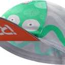 Funny Cycling Cap - Polyester Skull Cycling Hat-Under Helmet -Cartoon Cycling Helmet Liner Breathable&Sweat Uptake (One Size, B14)