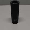 1-Inch Drive 33mm Extra Deep Impact Socket12-Inch Long,6-Point Metric Truck Wheel Nut Socket, Heat Treated Cr-V Alloy Steel (12-Inch)