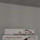 Handheld Sewing Machine, Mini Portable Electric Sewing Machine for Adult, Fast Stitch Suitable for Fabrics, Clothes, DIY Home Travel, Red