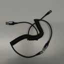 Coiled Lightning Cable, iPhone Charger Cable 3FT for Car, 2 Pack [Apple MFi Certified] 3 Feet Lightning Cord Compatible with iPhone14/13/12/11 Pro Max/XS MAX/XR/XS/X/8/7/Plus/6S iPad/iPod- Black