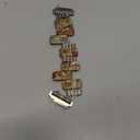 Natural Stone Bracelet Beaded Band Women 20mm Compatible with Samsung Galaxy Watch 7/6/5/4/Active 2/4 Classic/6 Classic/5 Pro/FE 40mm 42mm 43mm 44mm 45mm 46mm 47mm Boho Elastic Western Vintage Strap (A1 Mix Color)