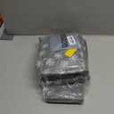 HOLDN STORAGE Premium Wrapping Paper Storage Container - Durable 600D Tear-Proof, Fits 27 Rolls Gift Wrap, Extra Pockets for Ribbons & Bows, Underbed Storage - Ideal for Holiday Christmas, Grey/White Snowflakes