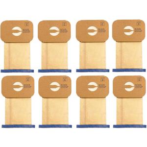8 Pack Canister Style C Vacuum Sweeper Bags Replacement Style C Bags For Electrolux Type C Vacuums (8-pack)