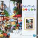 Dimensions 73-91741 Springtime in Paris Paint by Numbers Kit, 14'' x 20'