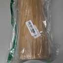 Natural Bamboo Wall Panel for Interior Wall Decor, Pole Wrap Wainscoting Interior Wall Cladding Panel for Kitchen Island, Bedroom, Living Room Office,Decor(12" H x 96" L, Light-Carbonized)