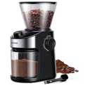 SHARDOR Burr Coffee Grinder Electric with 32 Grinding Sizes 4.0, Coffee Grinders for Home Use with 40 Seconds Adjustable Electronic Timer, Coffee Bean Grinder with Chamber Cleaning Button,Black