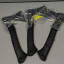 Throwing Axes and Tomahawks, 11.2 - inch Camping Hatchet Carbon Steel & Fiberglass Handle, with Anti-Slip & Shock Reduction for Axe Throwing, Camping, Kindling (3 Pack), Black