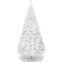 7Ft-Artificial-PVC-Christmas-Tree-W-Stand-Holiday-Season-Indoor-Outdoor-White