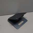 Nulaxy 360 Rotating Laptop Stand for Desk, Ergonomic Notebook Riser with Adjustable Swivel Base Foldable Computer Holder Portable Office Accessories Compatible with All 10-17" Laptops (Gray)