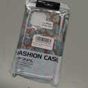 Reoomukk Blue Brown Cheetah Leopard Print Phone Case for iPhone 15 Pro Max 6.7in,Trendy Coquette Aesthetic Tortoise Shell Cool Girl Glitter Slim Protective Cover for iPhone 15promax 6.7"