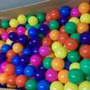 VivaVolt Ball Pit Balls for Toddlers 50 100 200 500 - Safe Phthalate Free BPA Free Balls for Ball Pit, Bright Colors Crush Proof Plastic Balls, 2.2 Inch for Baby Ball Pit, Playhouse, Playpen Tunnel