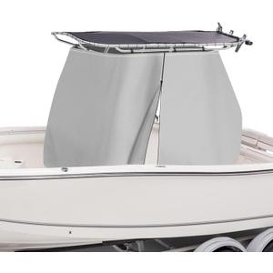 T-Top Center Console Cover for Boat, Universal 600D Heavy Duty Waterproof Tear-Resistant Polyester T Top Boat Cover Protecting Boat Center Console and Helm Seat Trailerable (L:86" L 47" W 72" H)