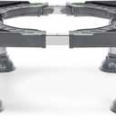 Nefish Mini Fridge Stand 16-24 Inch Washer and Dryer Pedestal Height 7"-8.4" Heavy Duty Washing Machine Stand with 4 Strong Feet Adjustable Laundry Pedestal Universal Platform for Home Appliance