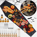 76 Pcs Halloween Coffin Charcuterie Board Accessories Set 34 x 11 Inch Extra ...