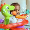 Move2Play, Air-Powered Dinosaur Ball Popper | 30+ Songs, Sayings, & Lights | Baby & Toddler Toys Ages 6 7 8 9 10 12+ Months | Boy & Girl Gift for 1, 2+ Year Olds | Birthday Present