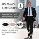Cooplus 8 Pairs No Show Socks Men Non Slip Low Cut Cotton Invisible Socks for Loafer Flats (2 Pairs Black+2 Pairs Khaki+2 Pairs Dark Grey+2 Pairs Light Grey)