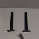 Goovilla Shelf Bracket, Heavy Duty Floating Shelf Brackets 6 Inch Long, 4 Pack Brackets For Shelves, Black Coated Metal Wall Shelf Support Brackets With 1/5 Inch Thick And 160 Lb. Load Capacity