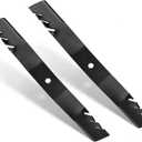 106-8744-03 Mulching Blade, 42" Deck Lawn Mower Mulching Blades, Compatible with Toro TimeCutter SS4225 SS4200 79214 Zero Turn Mowers, Lawn Mower Cutting Blade Replaces 106-2247-03 110-1857-03, 2 Pack