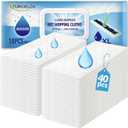 40 Count XL Heavy Duty Wet Mopping Cloths Refill Compatible with Swiffer Sweeper XL Mop, Disposable Wet Pads Refill X-Large Size for Multi-Surface Floor Cleaning, Unscented