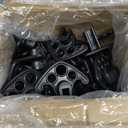 52 Pack Snow Guards for Metal Roofs, Ice & Snow Guard Blocks for Standing Seam Roofs Under 1/2 Inch Width, Includes Set Screws, Plastic Snow Stops Prevent Ice Dams & Damage