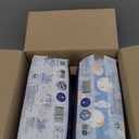 The Honest Company Clean Conscious Overnight Diapers for Sensitive Skin, Hypoallergenic Fragrance-Free Baby Diapers, Cozy Cloud and Star Signs Design, Club Box, Size 6 (35+ lbs), 34 Count