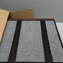 Dog Ramp for Bed or Couch, Wooden Pet Ramp with 20 Gentle Slope, Removable Side Rails, Non-Slip Surface, Top Platform & Wheels, Safe Bed Ramp for Small, Large & Senior Dogs, 60" Long, Mahogany