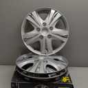 Custom Accessories 4-Pack 15" SGT-5 Wheel Covers, Replacement Hubcaps for Cars, Trucks, SUVs  Silver/Chrome