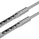 uxcell Square Hole Drill Bit, 1/2" High-Carbon Steel Hollow Chisel Mortise Power Tool for Woodworking 2 Pcs