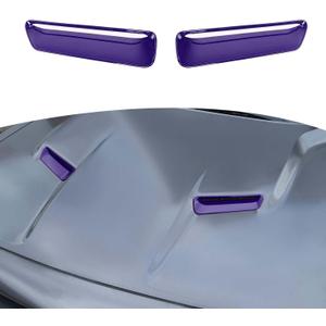 RT-TCZ for Challenger Hood Scoop Insert Vents Cover Trim for Dodge Challenger 2015-2023 Purple Exterior Accessories 2pcs