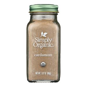 Simply Organic Cardamom, Kosher, USDA Certified Organic, 2.82 Ounce (Pack of 6) (EXP 06/30/28)