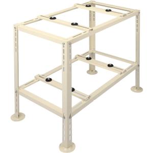 Mini Split Ground Stand for Ductless AC Condenser Heat Pump System.Heavy Duty Adjustable Double Levels Floor Stand Ground Mounting Bracket for 9000-18000 BTU