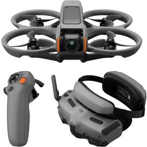 DJI Avata 2 Fly More Combo (1 Battery), FPV Drones with Camera for Adults 4K, Immersive Experience, Built-in Propeller Guard, Easy Flip/Roll, FAA Remote ID Compliant, POV Content Drone, Black DJI Avata 2 Fly More Combo (1 Battery), FPV Drones with Camera for Adults 4K, Immersive Experience, Built-in Propeller Guard, Easy Flip/Roll, FAA Remote ID Compliant, POV Content Drone, Black