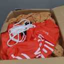 2025 Giant Christmas Inflatable Gingerbread 14FT Giant Gingerbread Man with Mug Christmas Inflatables Outdoor Decoration Xmas Blow Up Yard Decor with Built-in 7 LED for Holiday Party Yard Garden Lawn