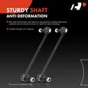 A-Premium 2Pcs Front Sway Bar Links Stabilizer Bar Links, Compatible with Hyundai & Kia - 2012-2021 - Elantra (Coupe/GT), Accent, Tucson, Veloster, Soul (EV), Forte (Koup), Forte5, Sportage, Rio