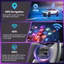 [4G+128G] Android 15 Car Radio for Dodge Charger 2011 2012 2013 2014 with Wireless CarPlay Android Auto,9 inch Touchscreen Car Stereo with WiFi,GPS Navigation,Bluetooth,FM/RDS SWC EQ+Backup Camera