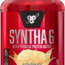 BSN SYNTHA-6 Whey Protein Powder, Micellar Casein, Milk Protein Isolate Powder, Vanilla Ice Cream, 5 Pounds, 48 Servings (Pack of 1) - Package May Vary, Best By: 10/07/2027