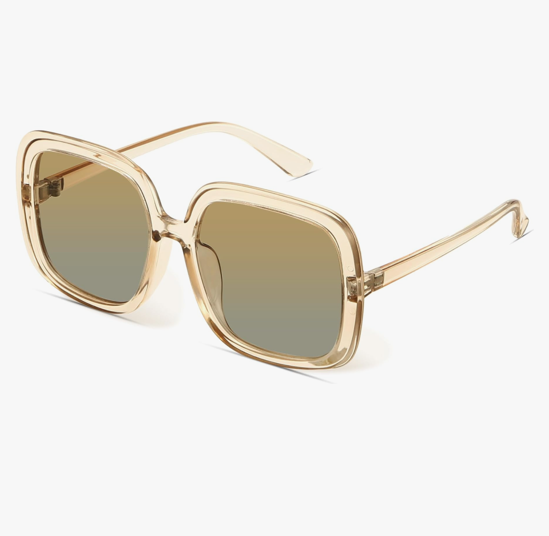 miyya Oversized Polarized Sunglasses Women, Trendy Retro Sun Glasses for Women 2025, Oversized Shades