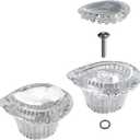 Grandiance 2-Piece Replacement Faucet Kit Compatible with Moen 100710 Posi Temp One Handle Tub and Shower Knob Kit