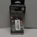 GE Indoor TV Antenna Amplifier, Antenna Signal Booster, HD TV Digital VHF UHF, Low Noise, AC Power Adapter, Black, 42178