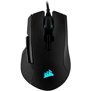 Corsair IRONCLAW RGB Wired FPS/MOBA Gaming Mouse – 18,000 DPI – 7 Programmable Buttons – Designed for Large Hands – iCUE Compatible – PC, Mac, PS5, PS4, Xbox – Black