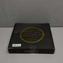 13 Wooden Lazy Susan Turntable for Cabinet  Round Rotating Spice Rack Organizer, White Kitchen Countertop Tray for Dining Table & Pantry Storage (White & Gold)