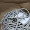 YAMATIC Heavy Duty Garden Hose 5/8 in x 100 ft with Swivel Handle, Super Flexible Water Hose, All-weather, Kink Resistant, Burst 600 PSI, Gray