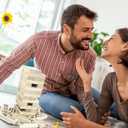 Tower Stack Couples Games Date Night Wooden Naughty Fun Stacking Blocks for Adults Dating Bedroom Games Toys for Couples Date Night Activities (48 Pcs)