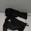 DREAM PAIRS Women's Laurence Over The Knee Thigh High Chunky Heel Boots Long Stretch Sexy Fall Boots (10, Black)