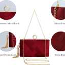 Clutch Purses for Women Tassel Evening Clutch bag Sparkly Diamond Crossbody Shoulder Bag For Wedding Night out Party