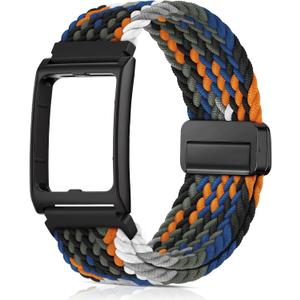 Band Compatible with Amazfit Helio Strap, 22mm Nylon Braided Wristbands with Case for Amazfit Helio Accessories Replacement Bands for Men Women