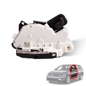 Front Left Door Lock Actuator w/Motor Power Door Latch Compatible for VW Bettle E-Golf Golf GTI Jetta Passat Driver Side Latch Actuator 6RD837015A,5K1837015J,5K0837349B