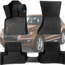 orealtrend Black Floor Mats Liners Replacement for Audi Q5 / SQ5 2009-2017 Heavy Duty All Weather Guard Front and Rear Car Carpet-Custom Fit-Tough/Durable/Odorless